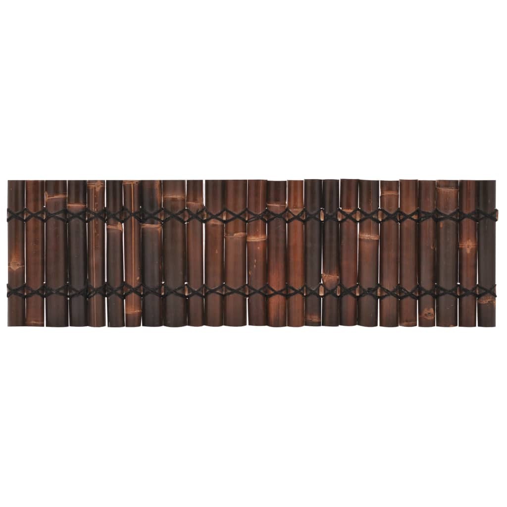 Garden Fence Panel Bamboo 170x50 cm Dark Brown
